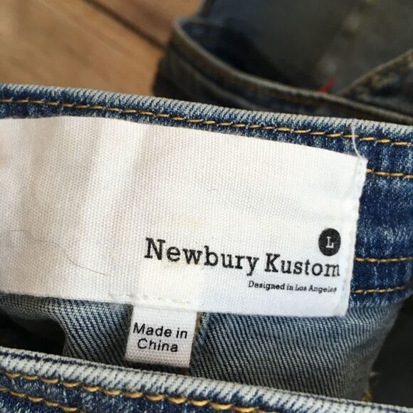 NEW WITH TAGS NEWBURY KUSTOM DENIM OVERALL DRESS - Picture 7 of 8